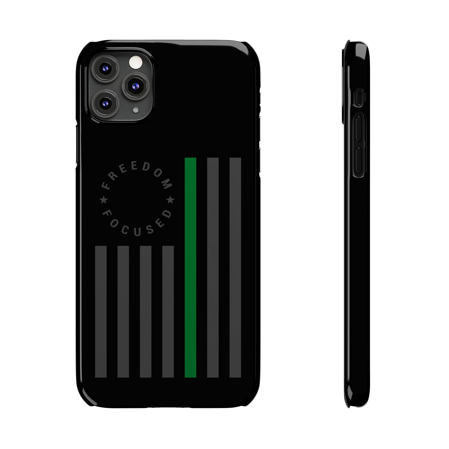 Freedom Collection (Thin Green Line) - iPhone Cases