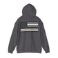 Standard Collection (Thin Red Line)  - Unisex Cruiser Hoodie