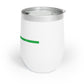 Thin Line Collection (Thin Green Line) - 12oz Insulated Wine Tumbler