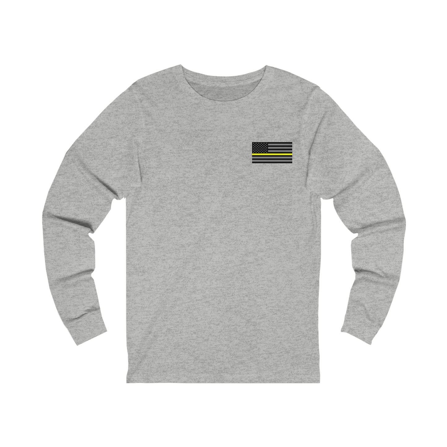 Never Forget Collection (Thin Yellow Line) - Unisex Jersey Long Sleeve Tee