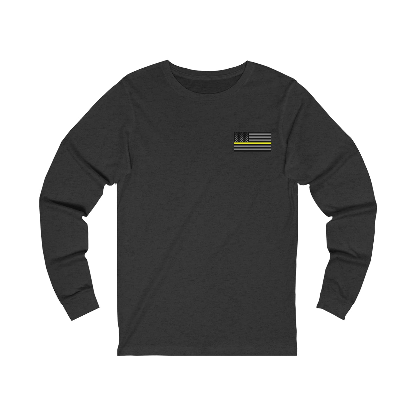 Never Forget Collection (Thin Yellow Line) - Unisex Jersey Long Sleeve Tee