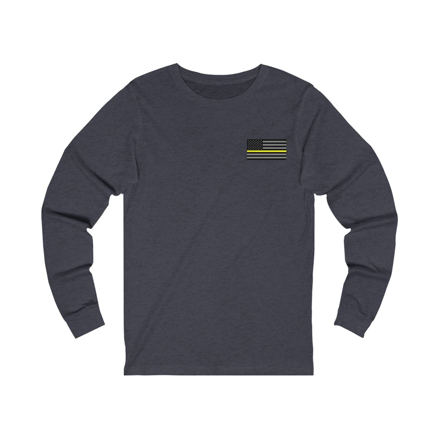 Never Forget Collection (Thin Yellow Line) - Unisex Jersey Long Sleeve Tee