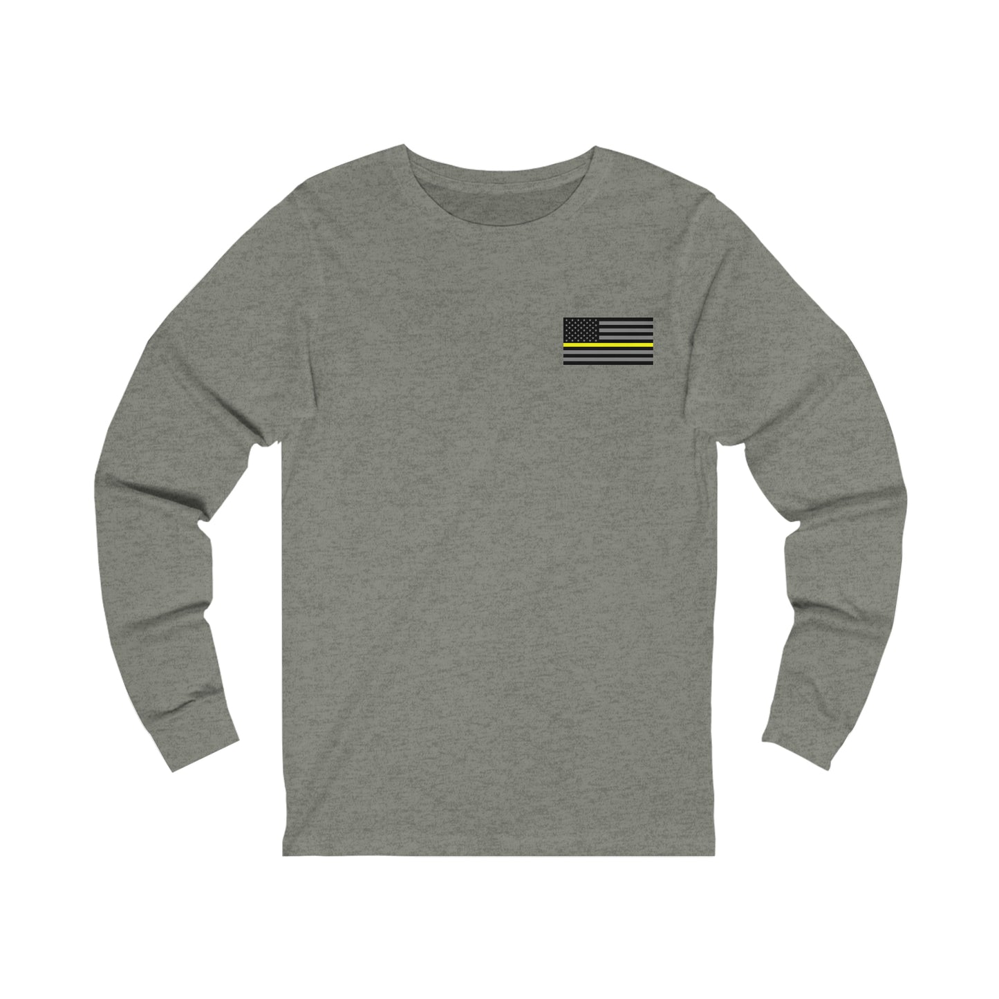 Never Forget Collection (Thin Yellow Line) - Unisex Jersey Long Sleeve Tee