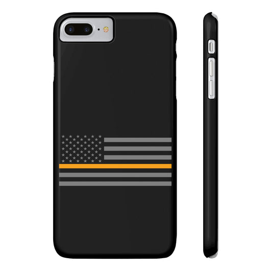 Never Forget Collection (Thin Orange Line) - iPhone Cases