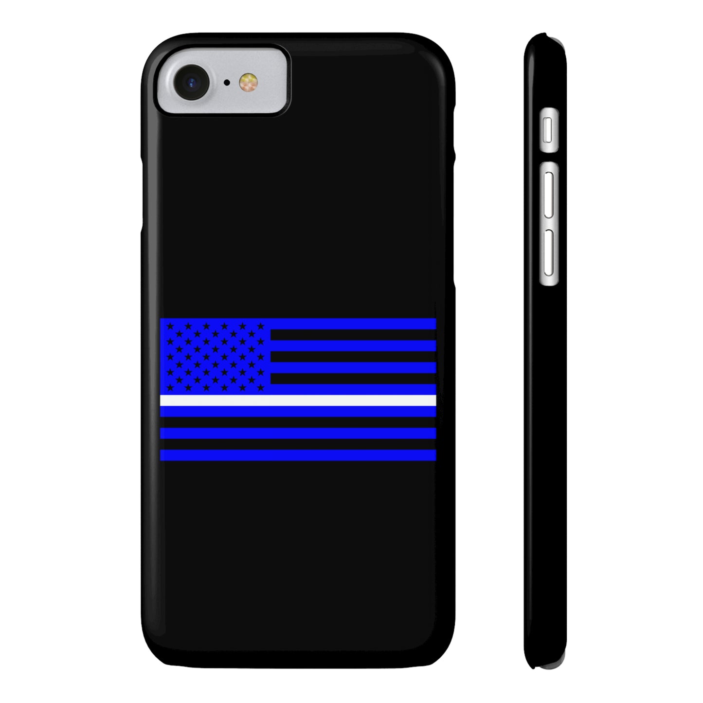 Standard Collection (Thin White & Blue Line) - iPhone Cases