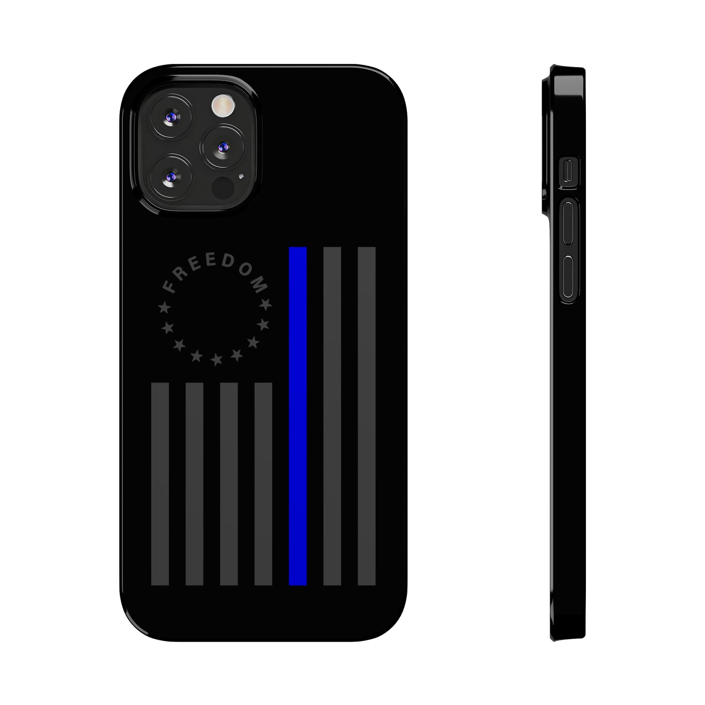 Freedom Collection - (Thin Blue Line) - iPhone Cases