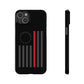 Freedom Collection - (Thin Red Line) - iPhone Cases