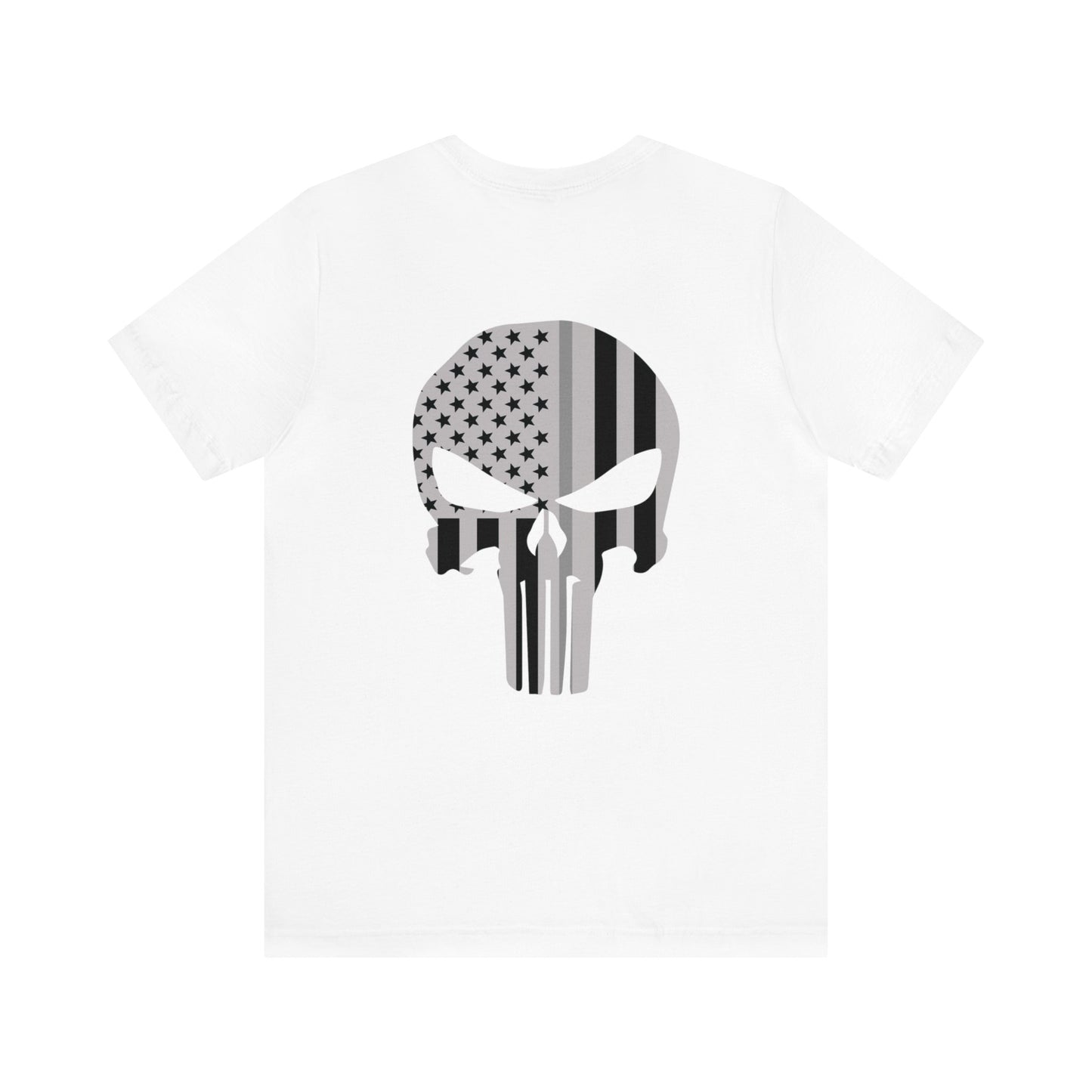 American Punisher Collection (Thin Siver Line) - Unisex Fuser T-shirt