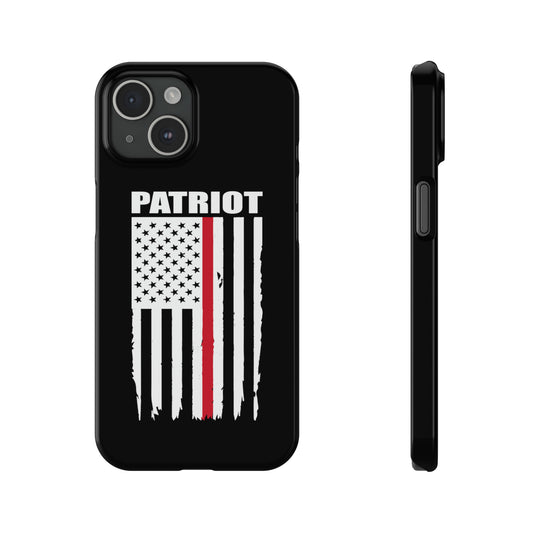 Patriot  Collection (Thin Red Line) -  iPhone Cases