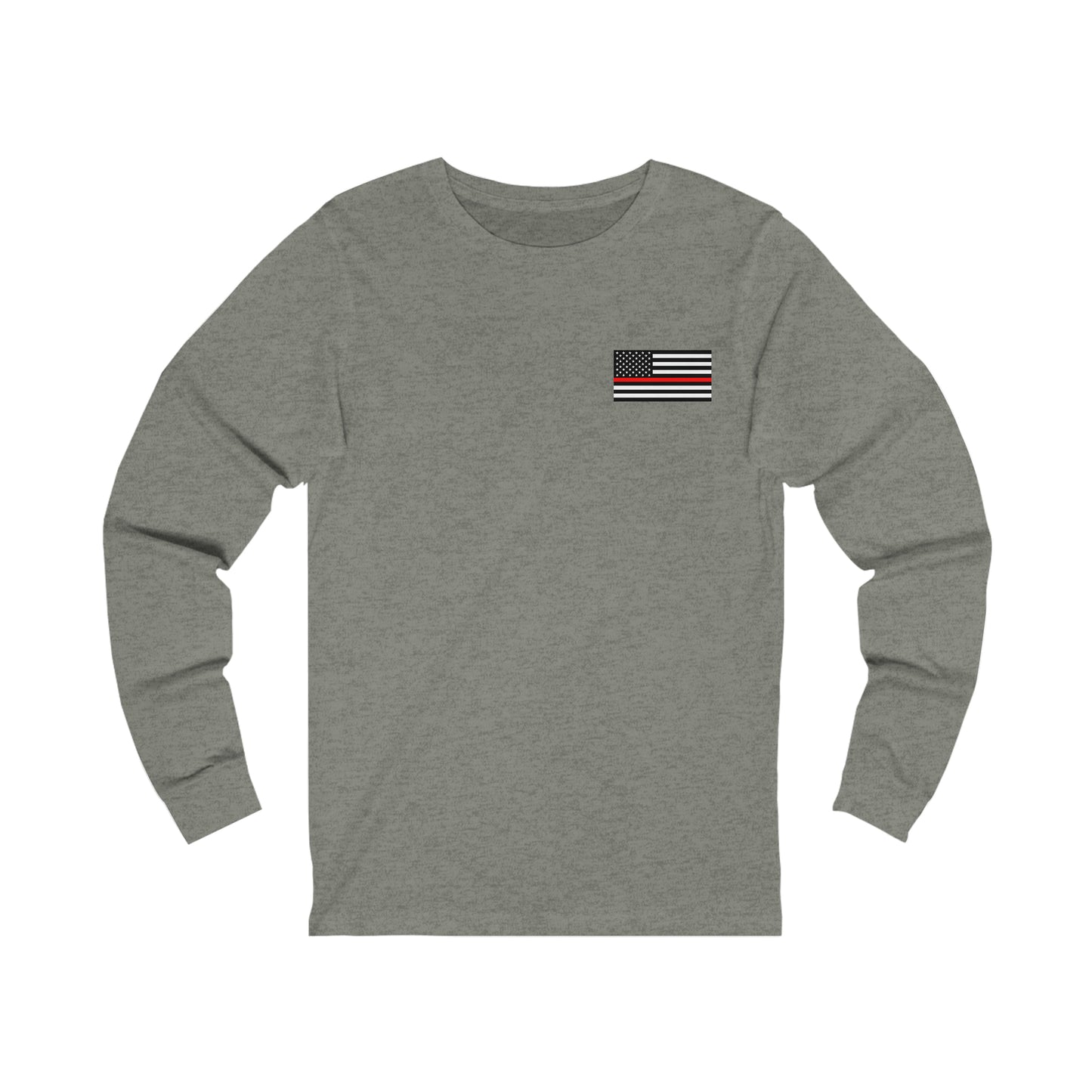 Standard Collection (Thin Red Line) - Unisex Jersey Long Sleeve Tee