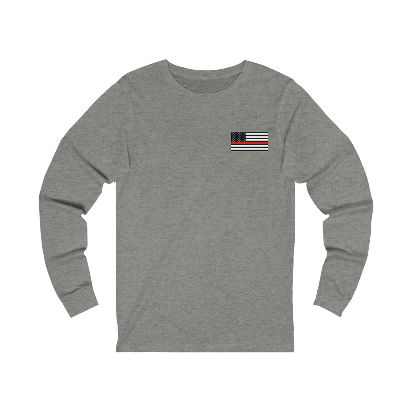 Standard Collection (Thin Red Line) - Unisex Jersey Long Sleeve Tee