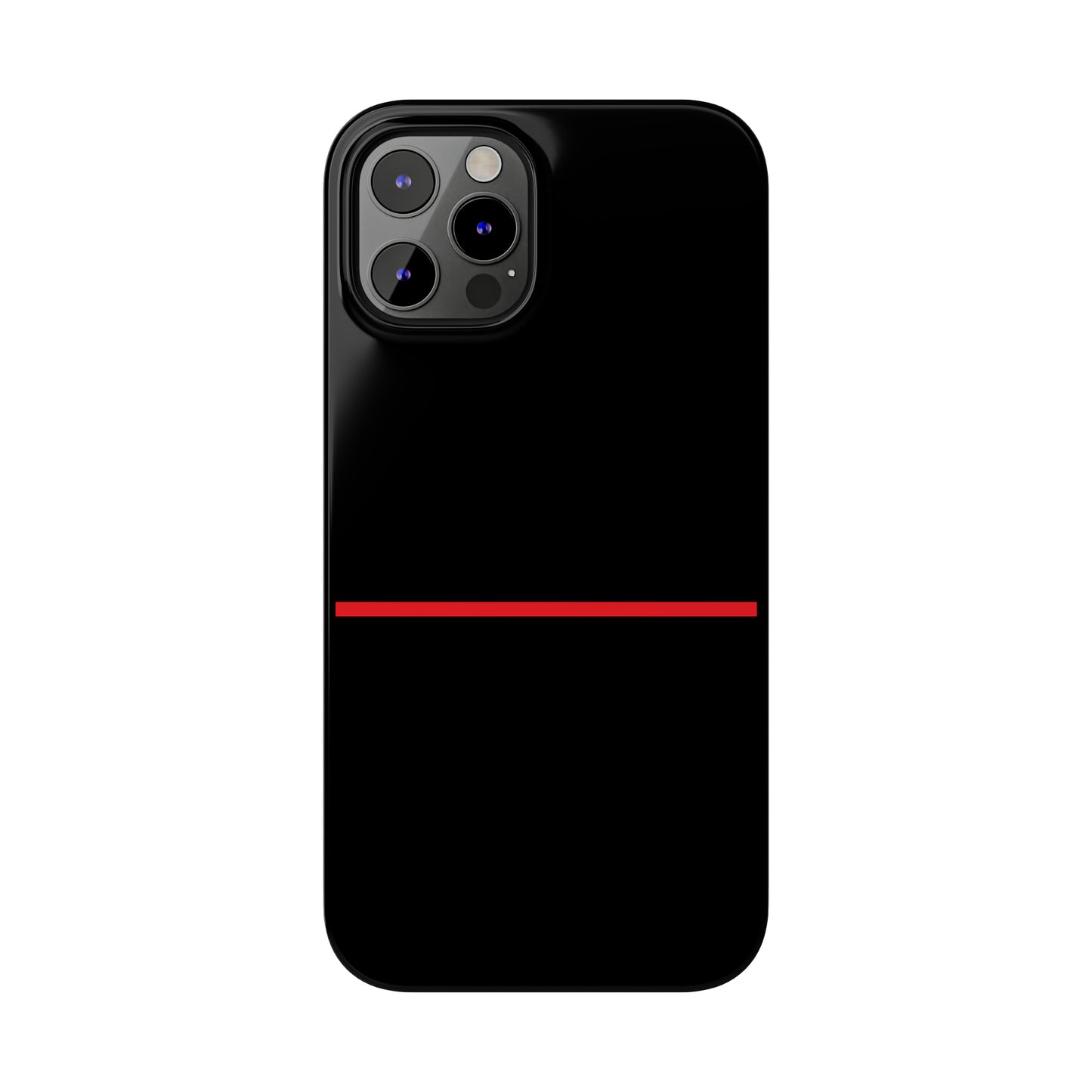 Thin Line Collection (Thin Red Line) - iPhone Cases