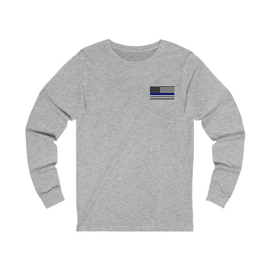 Standard Collection (Thin Blue Line) - Unisex Jersey Long Sleeve Tee