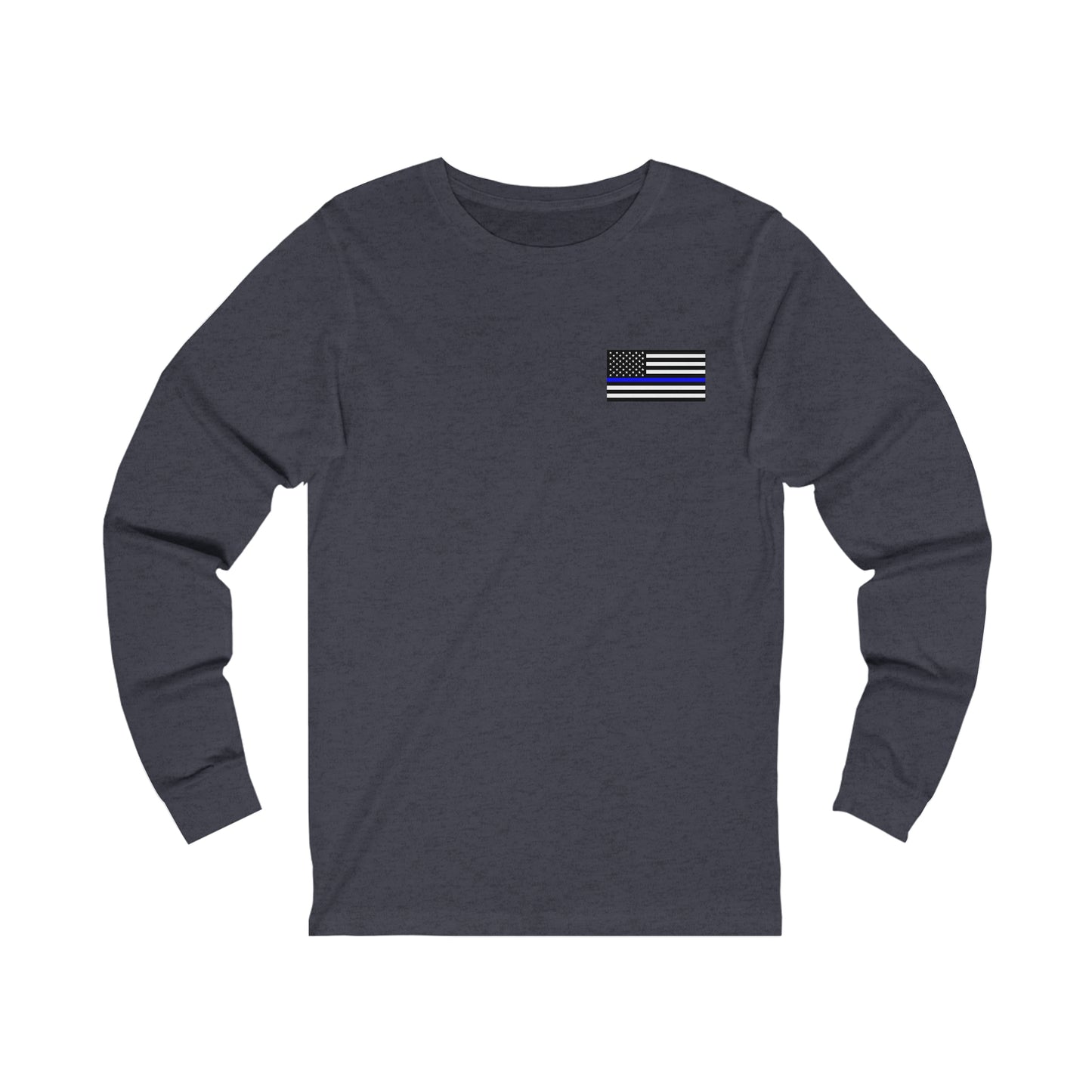 Standard Collection (Thin Blue Line) - Unisex Jersey Long Sleeve Tee