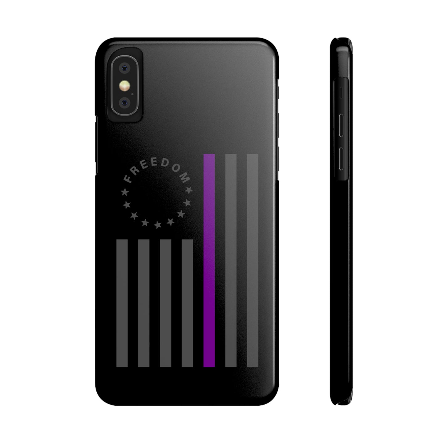 Freedom Collection - (Thin Purple Line) - iPhone Cases