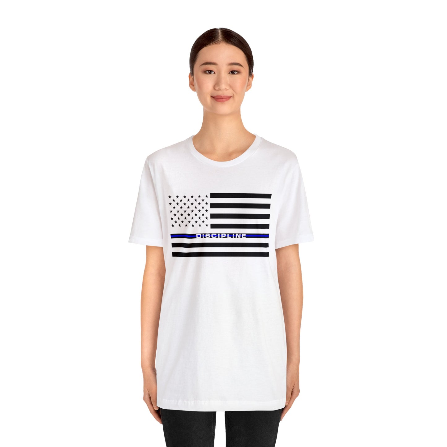 Classic Collection - Thin Blue Line (Discipline) - Unisex Jersey Short Sleeve Tee