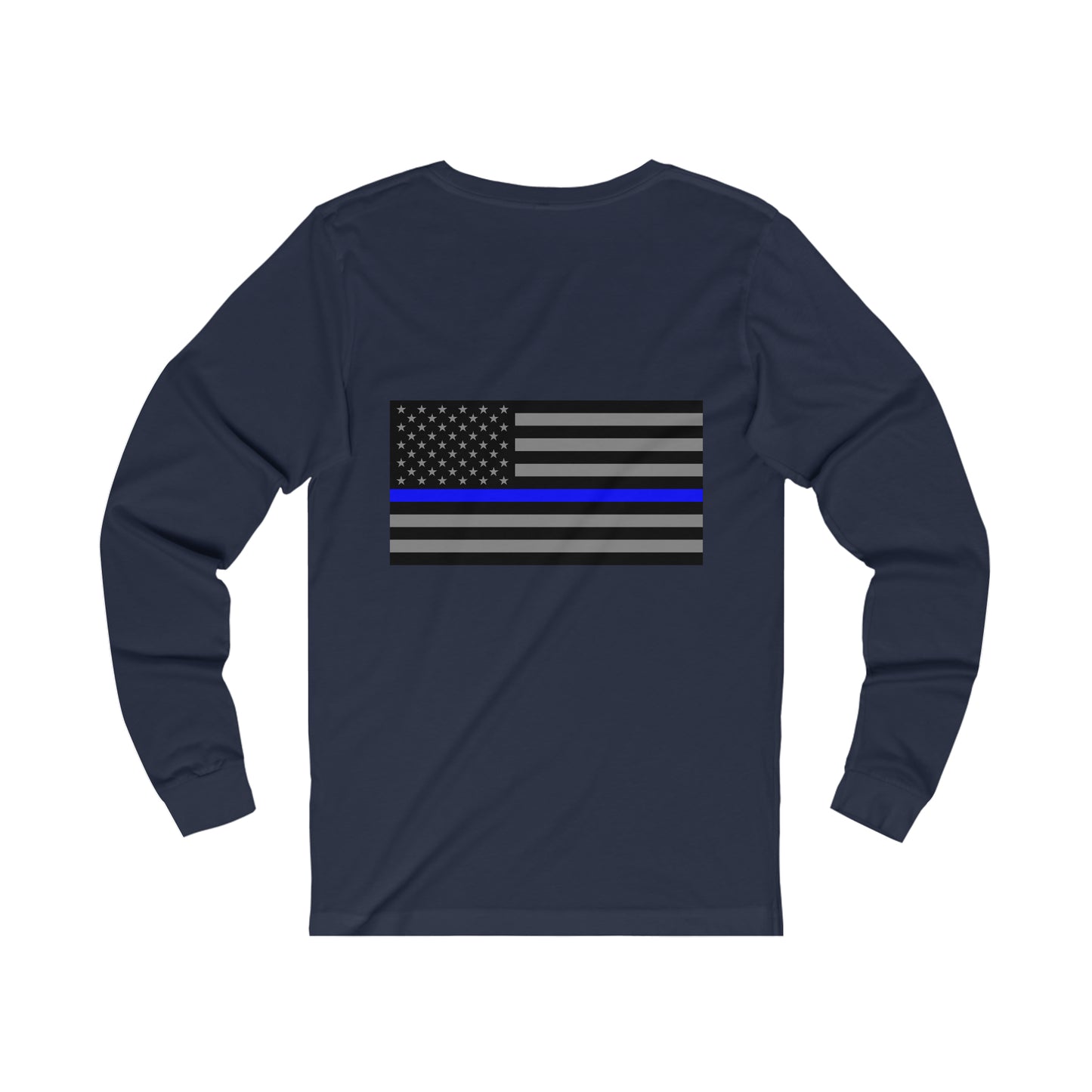 Never Forget Collection (Thin Blue Line) - Unisex Jersey Long Sleeve Tee