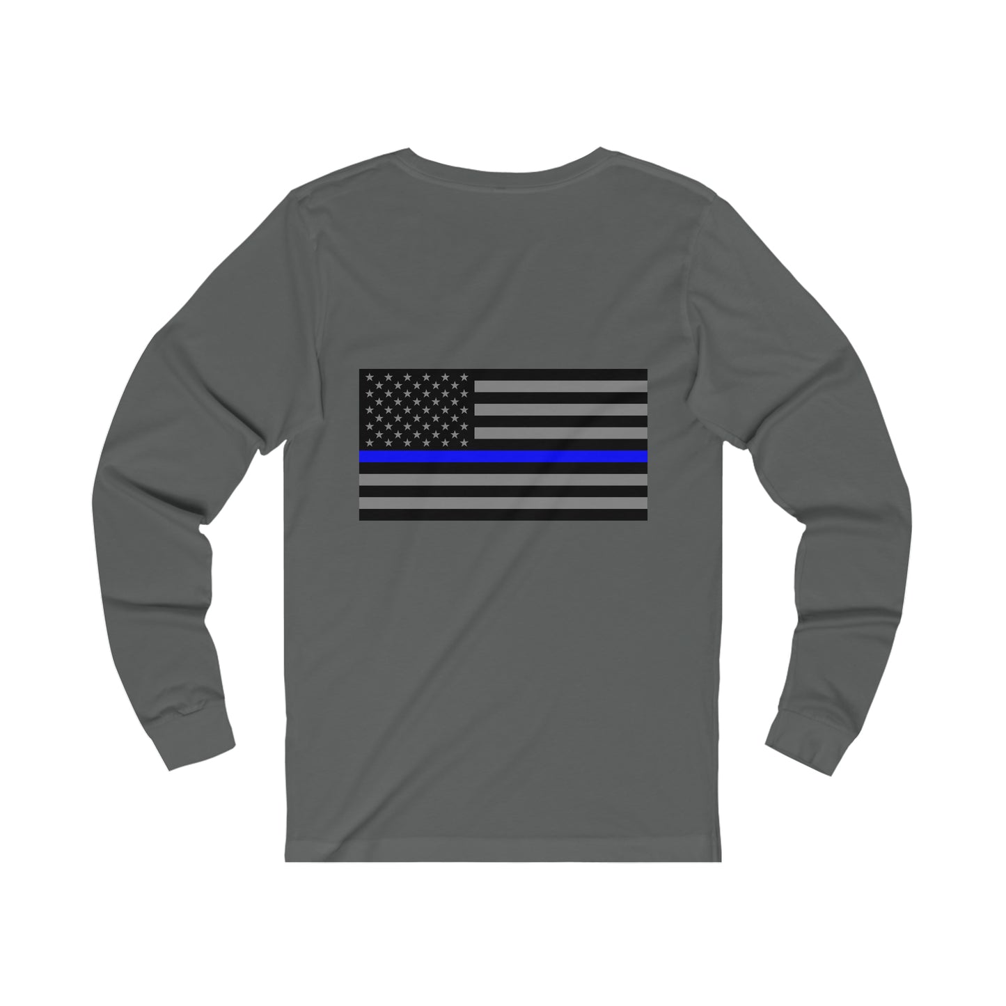 Never Forget Collection (Thin Blue Line) - Unisex Jersey Long Sleeve Tee