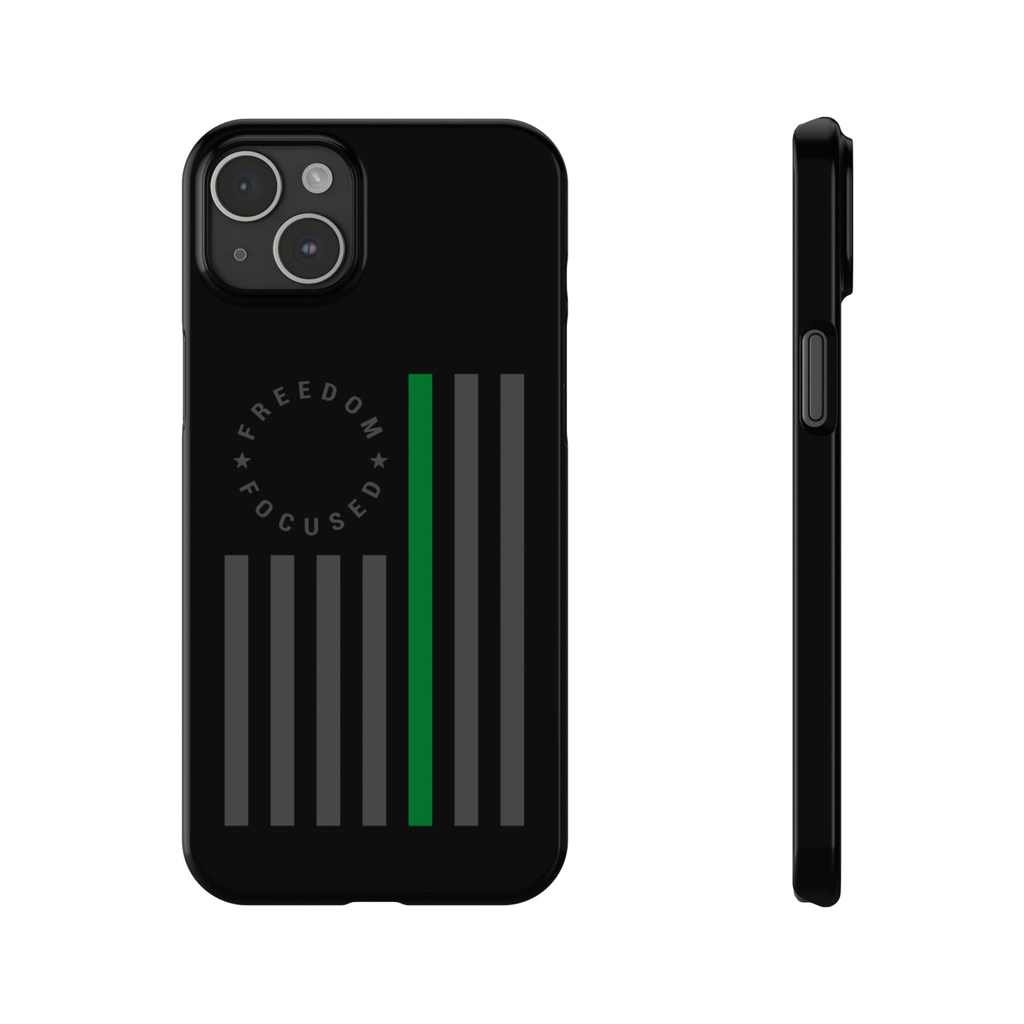 Freedom Collection (Thin Green Line) - iPhone Cases