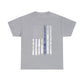 Unisex Heavy Cotton Tee - Thin Blue Line