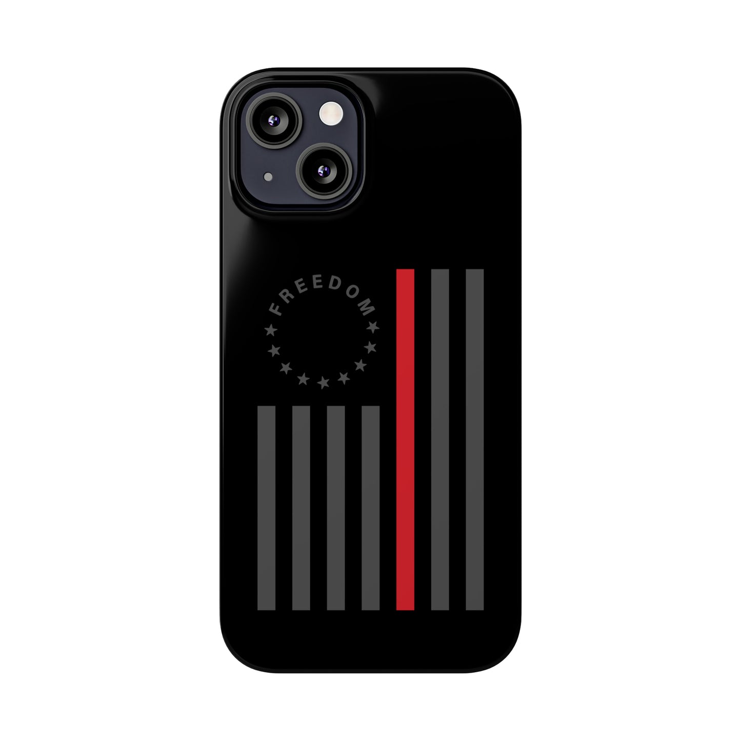 Freedom Collection - (Thin Red Line) - iPhone Cases