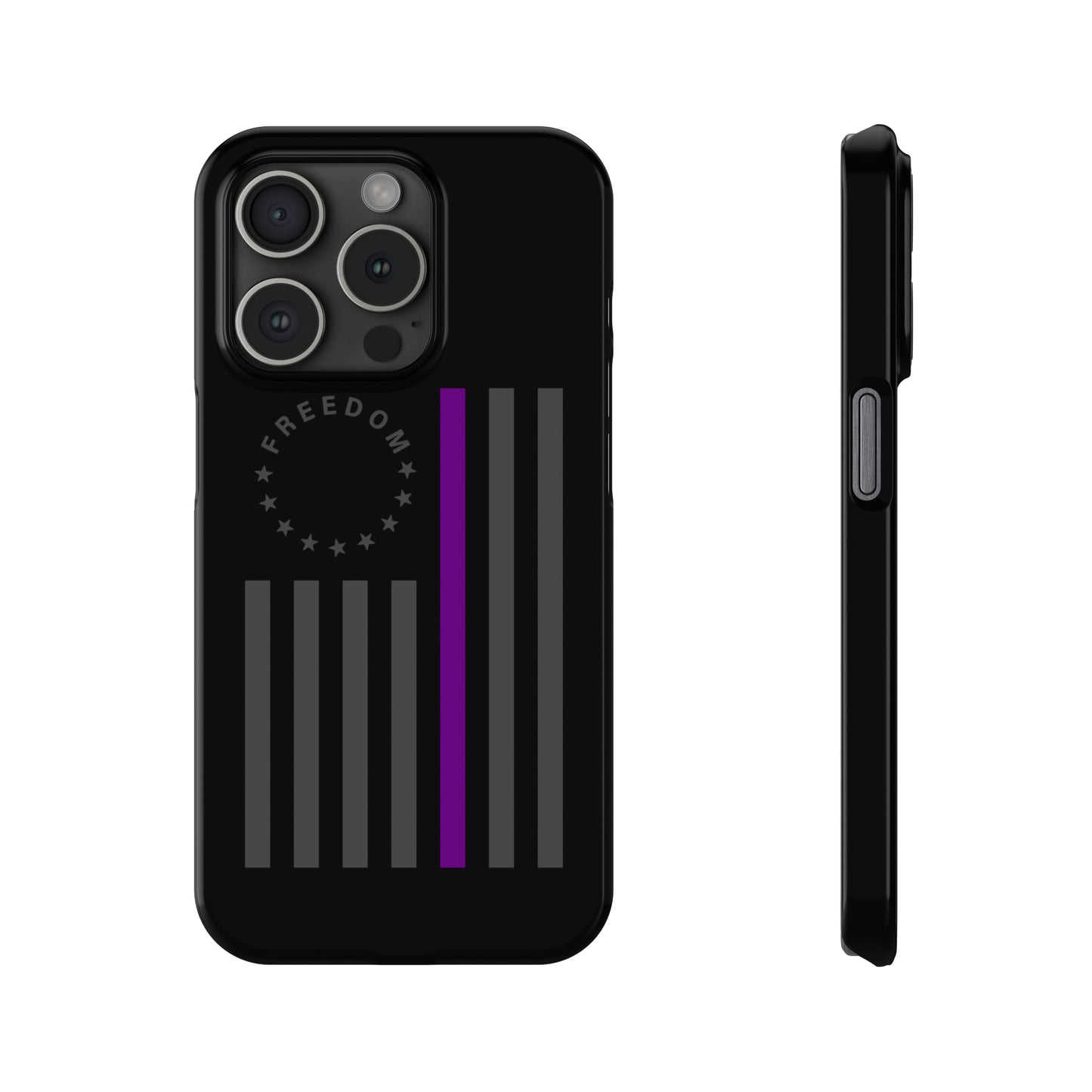 Freedom Collection - (Thin Purple Line) - iPhone Cases