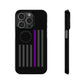 Freedom Collection - (Thin Purple Line) - iPhone Cases