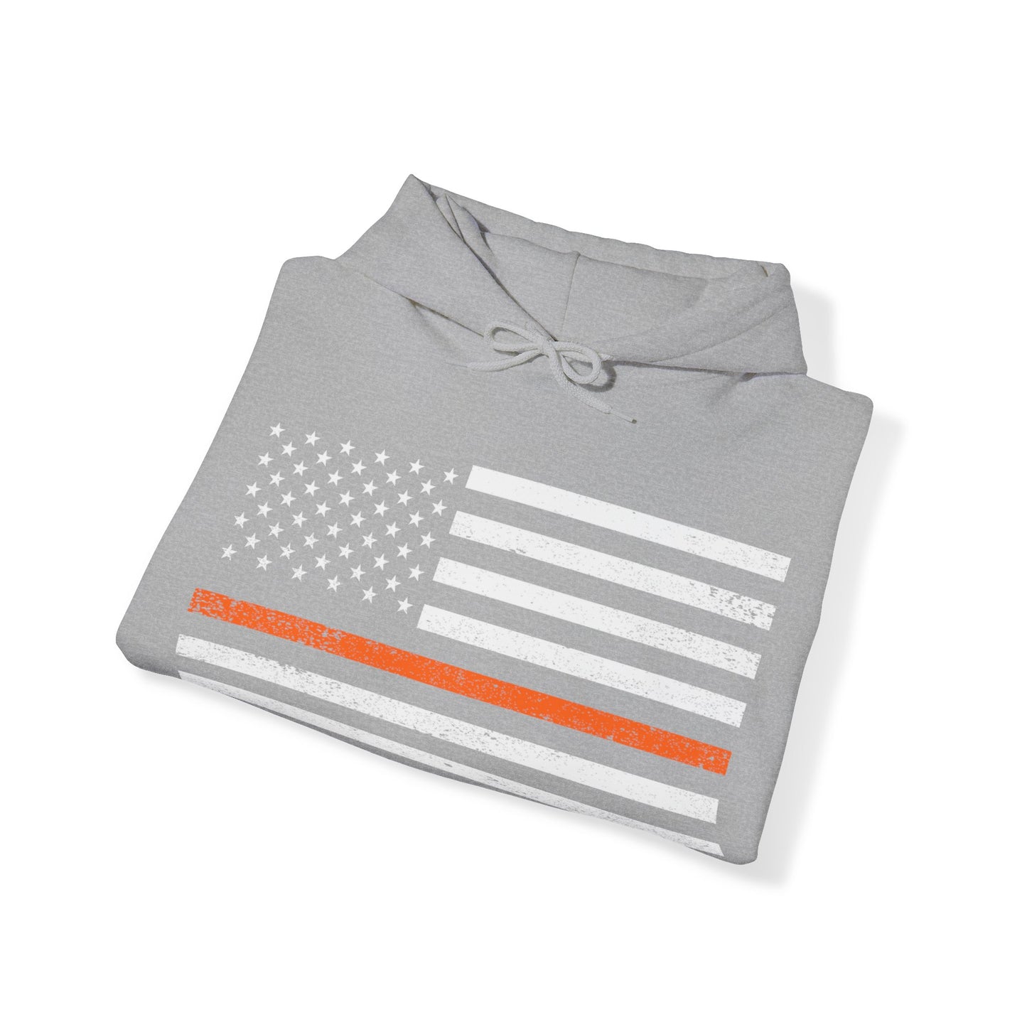 Warrior Collection (Thin Orange Line) - Unisex Heavy Blend™ Hooded Sweatshirt