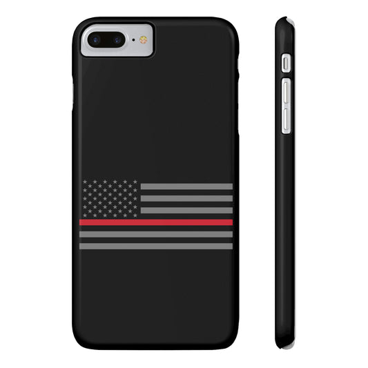 Never Forget Collection (Thin Red Line) - iPhone Cases