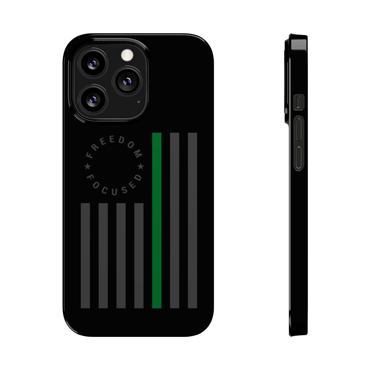 Freedom Collection (Thin Green Line) - iPhone Cases