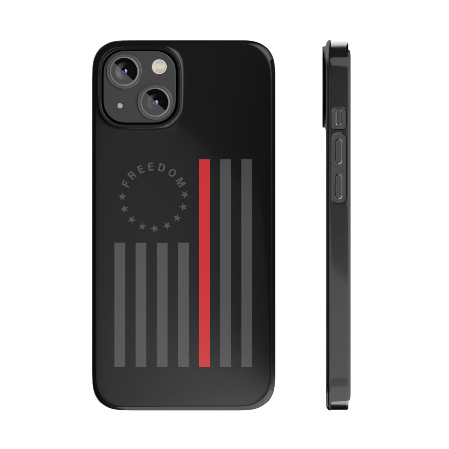 Freedom Collection - (Thin Red Line) - iPhone Cases