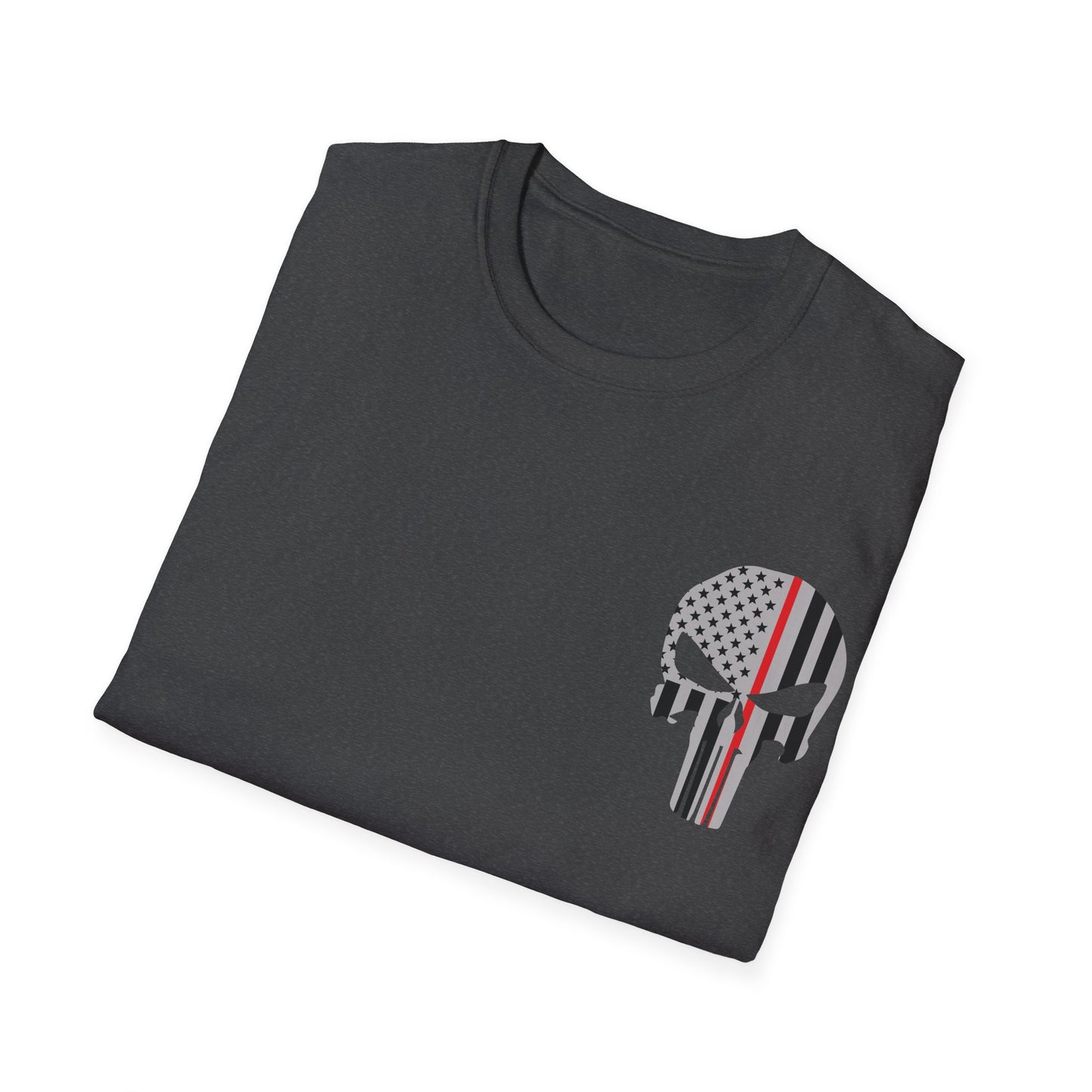 American Punisher Collection (Thin Red Line) - Unisex Softstyle T-Shirt