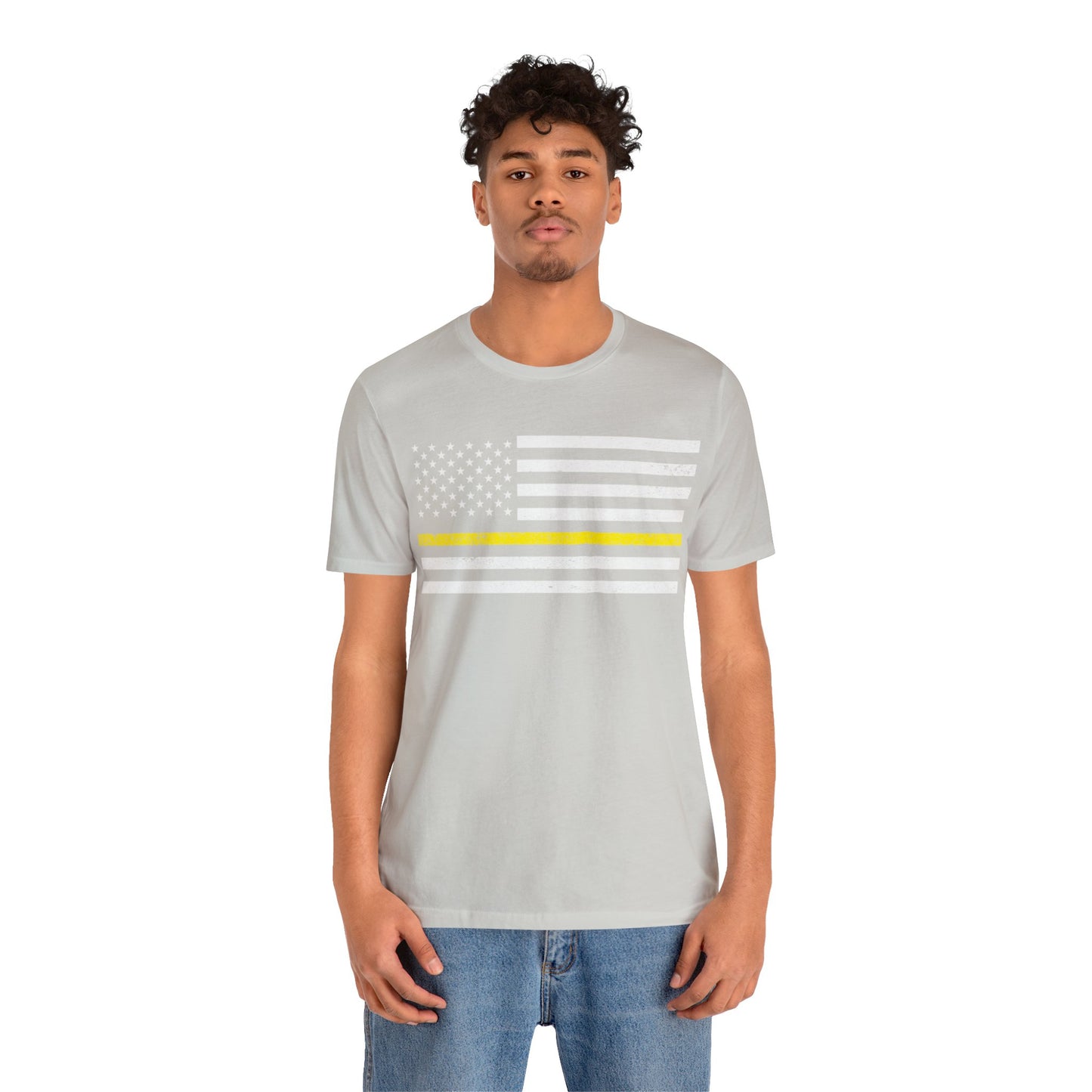 Warrior Collection (Thin Yellow Line) - Unisex Jersey Short Sleeve Tee