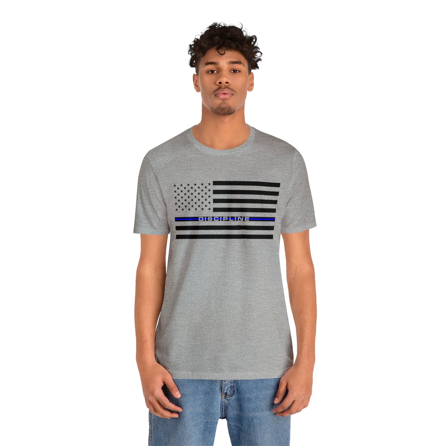 Classic Collection - Thin Blue Line (Discipline) - Unisex Jersey Short Sleeve Tee