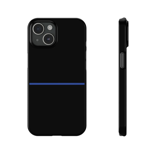 Thin Line Collection (Thin Blue Line) - iPhone Cases