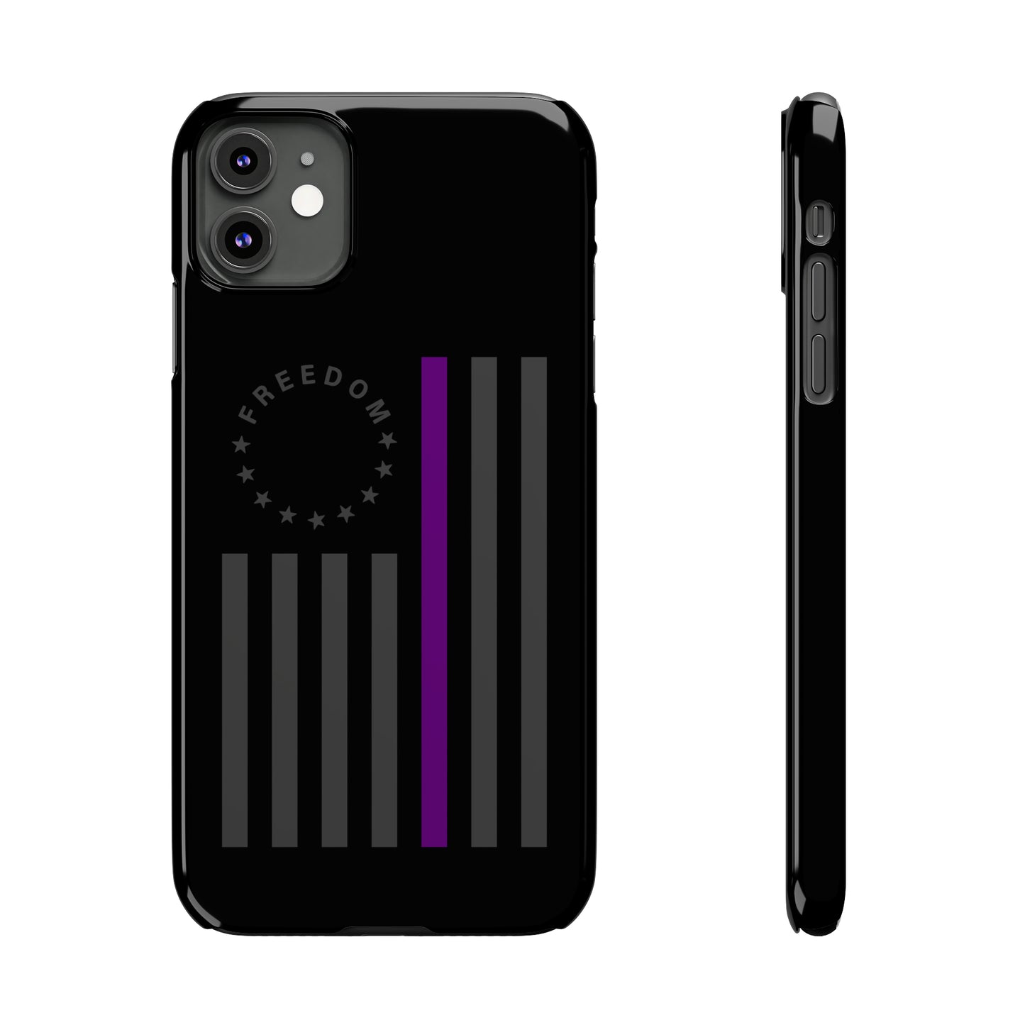 Freedom Collection - (Thin Purple Line) - iPhone Cases