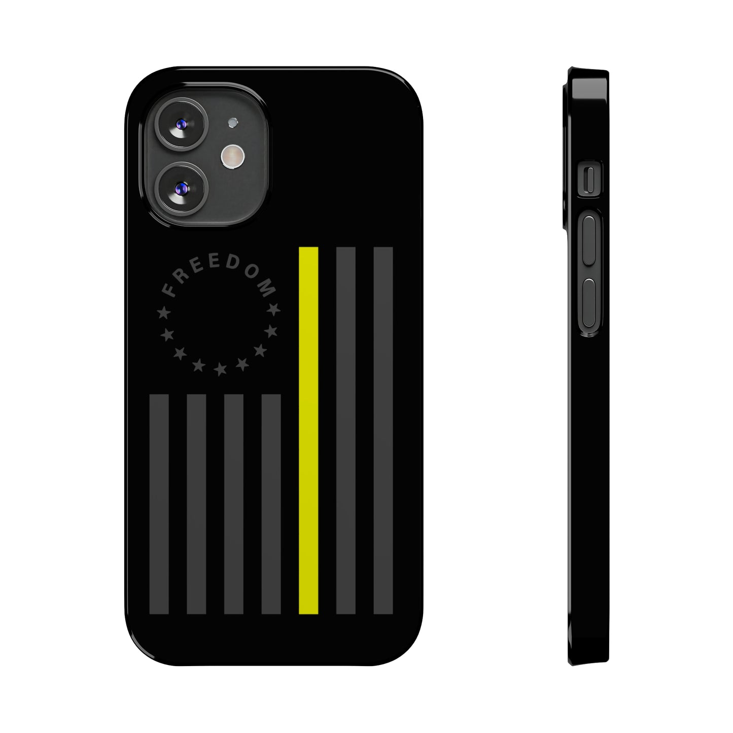 Freedom Collection - (Thin Yellow Line) - iPhone Cases