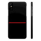 Thin Line Collection (Thin Red Line) - iPhone Cases