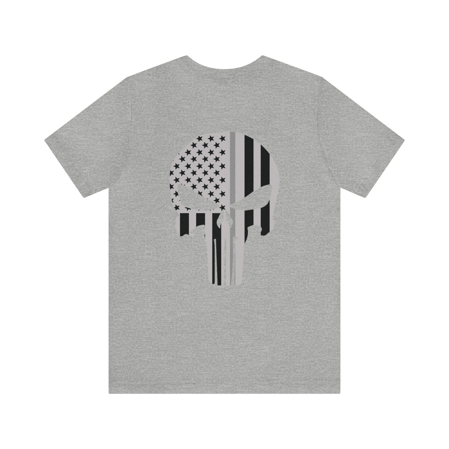 American Punisher Collection (Thin Siver Line) - Unisex Fuser T-shirt