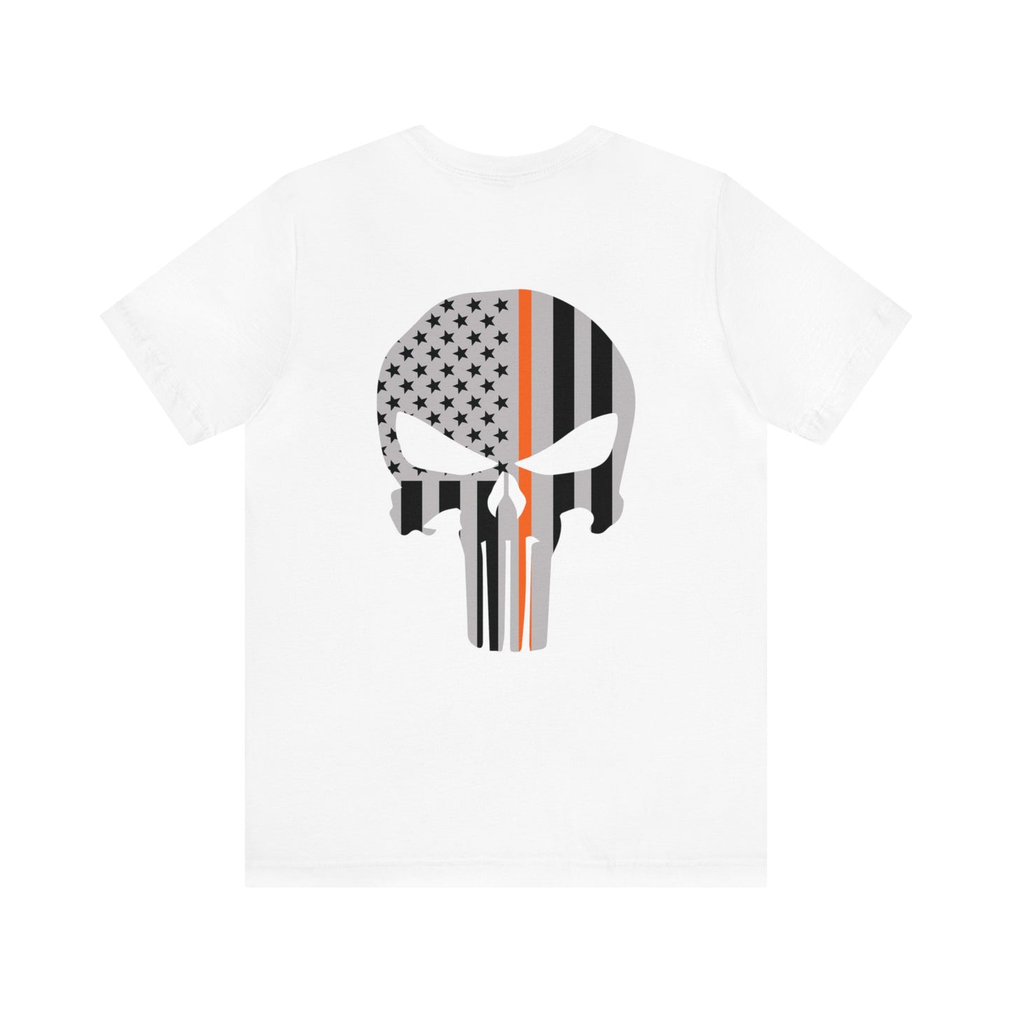 American Punisher Collection (Thin Orange Line) - Unisex Fuser T-shirt