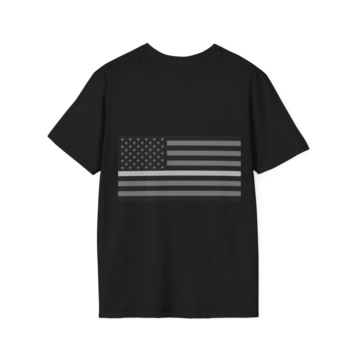 Never Forget Collection (Thin White Line) - Unisex Softstyle T-Shirt