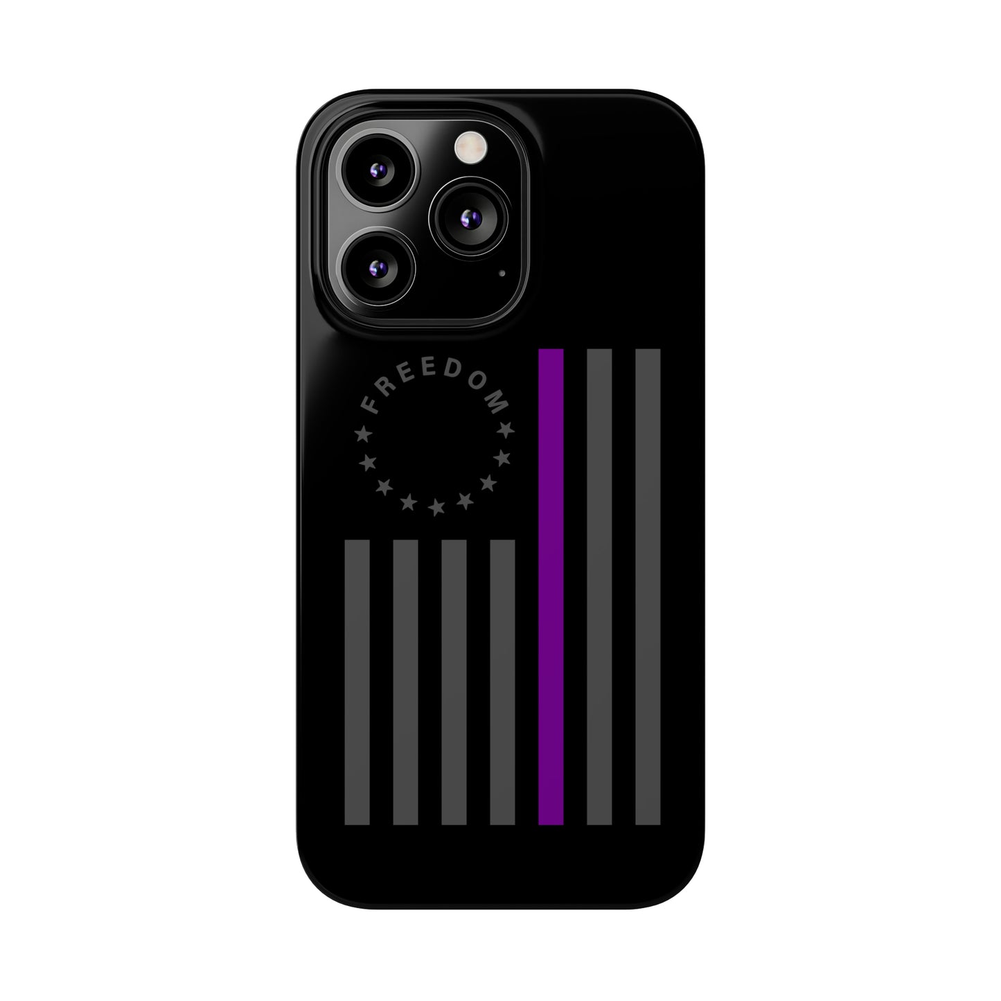 Freedom Collection - (Thin Purple Line) - iPhone Cases