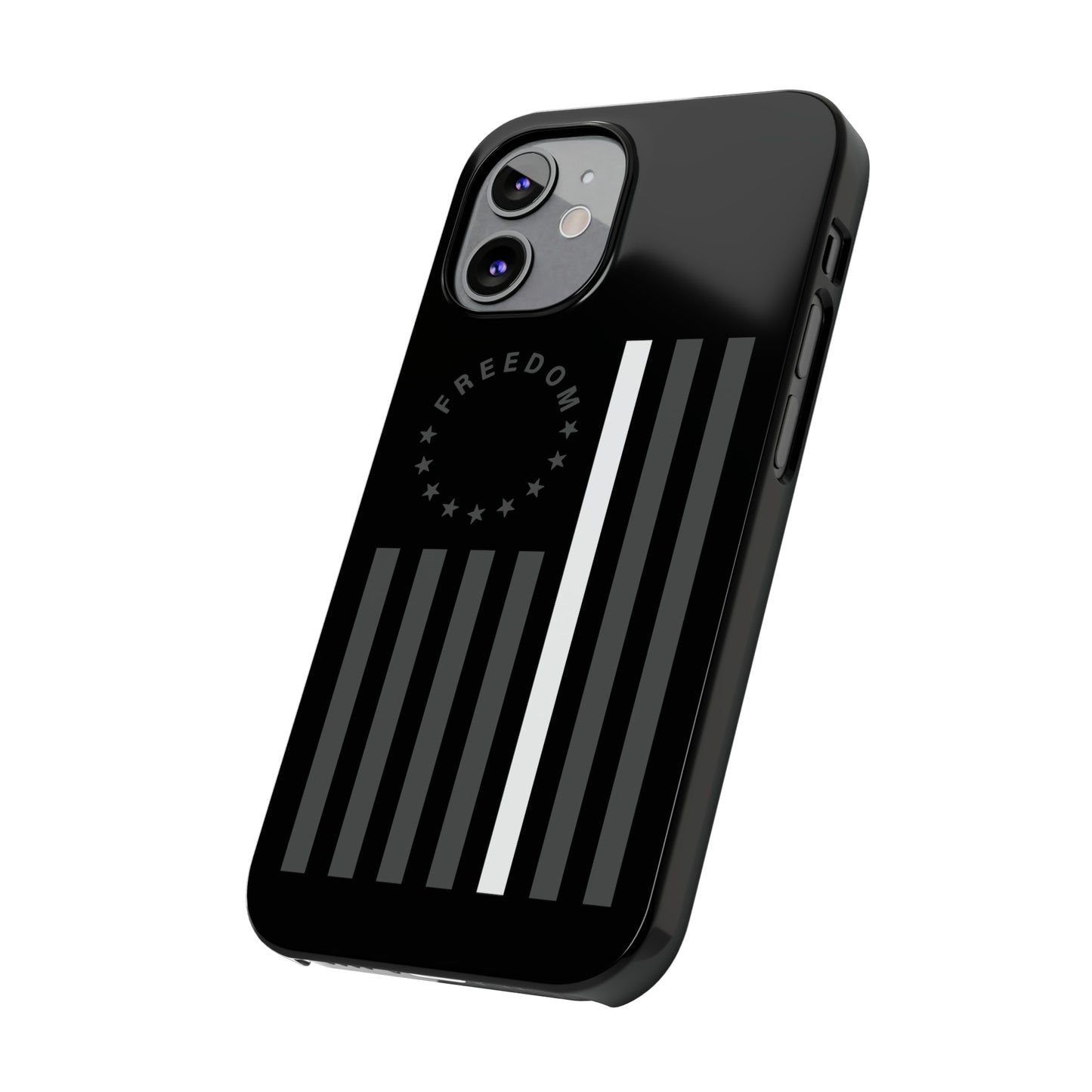 Freedom Collection - (Thin White Line) - iPhone Cases