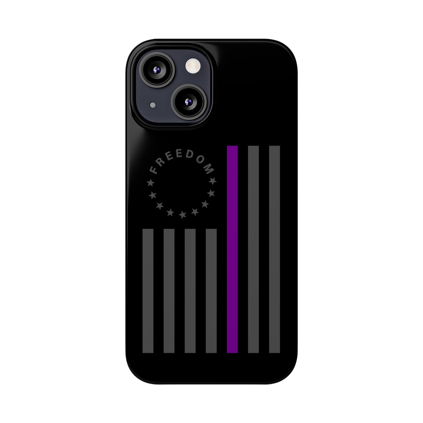 Freedom Collection - (Thin Purple Line) - iPhone Cases