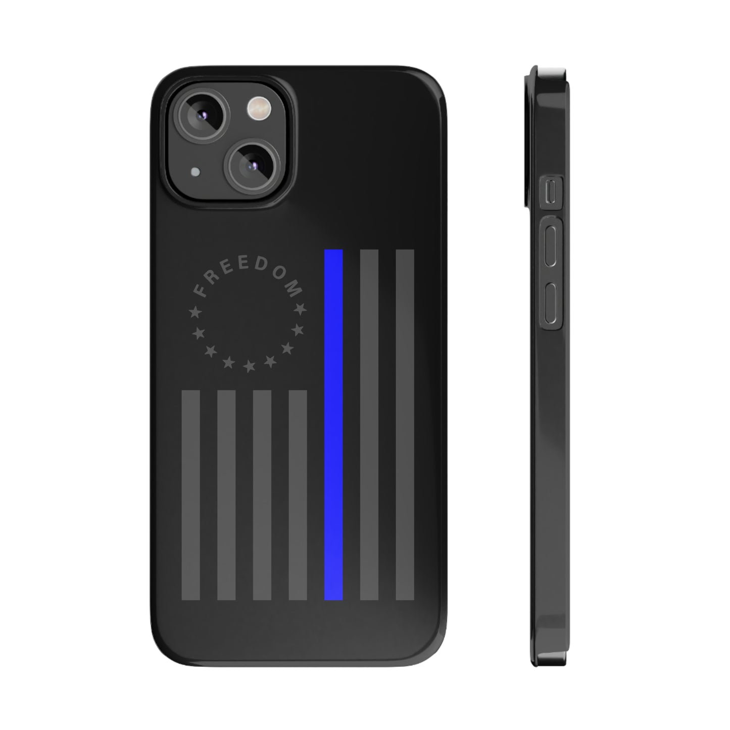 Freedom Collection - (Thin Blue Line) - iPhone Cases