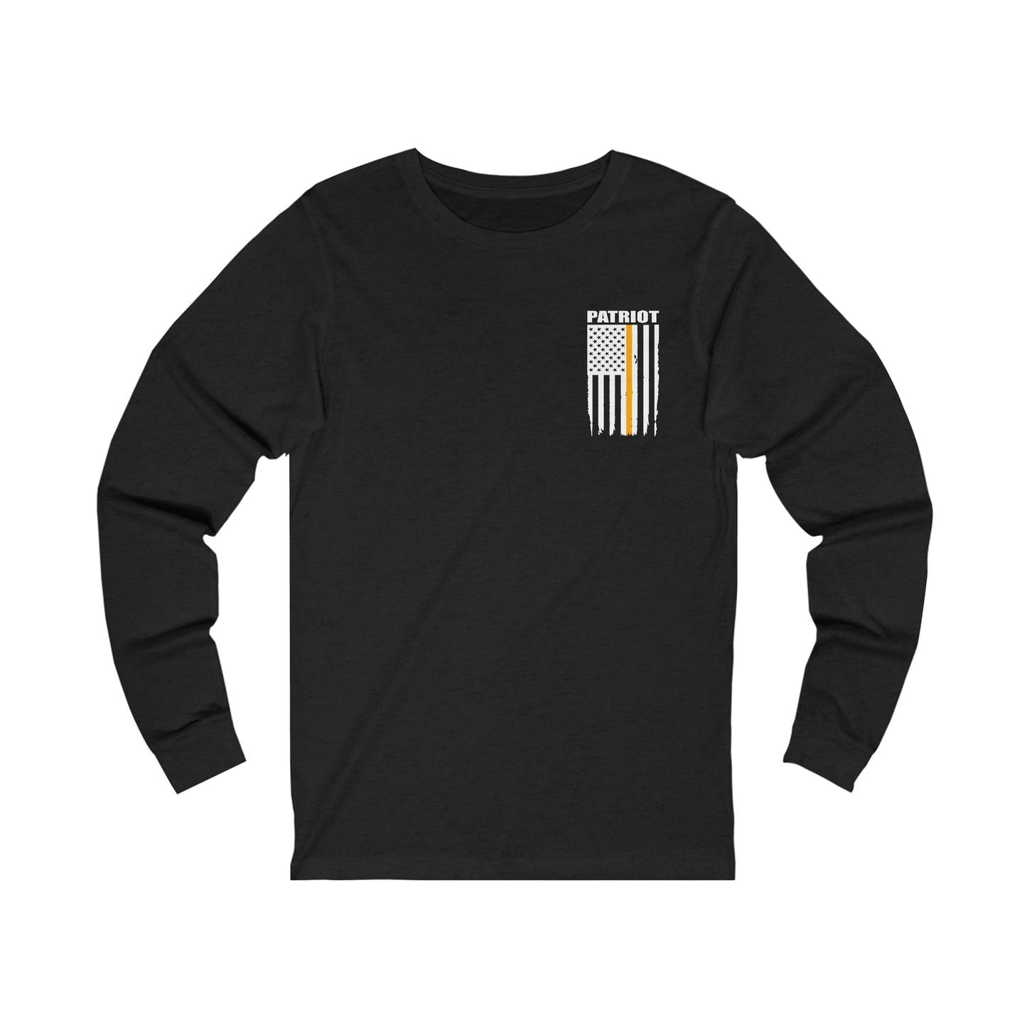 Patriot Collection (Thin Orange Line) - Unisex Jersey Long Sleeve Tee