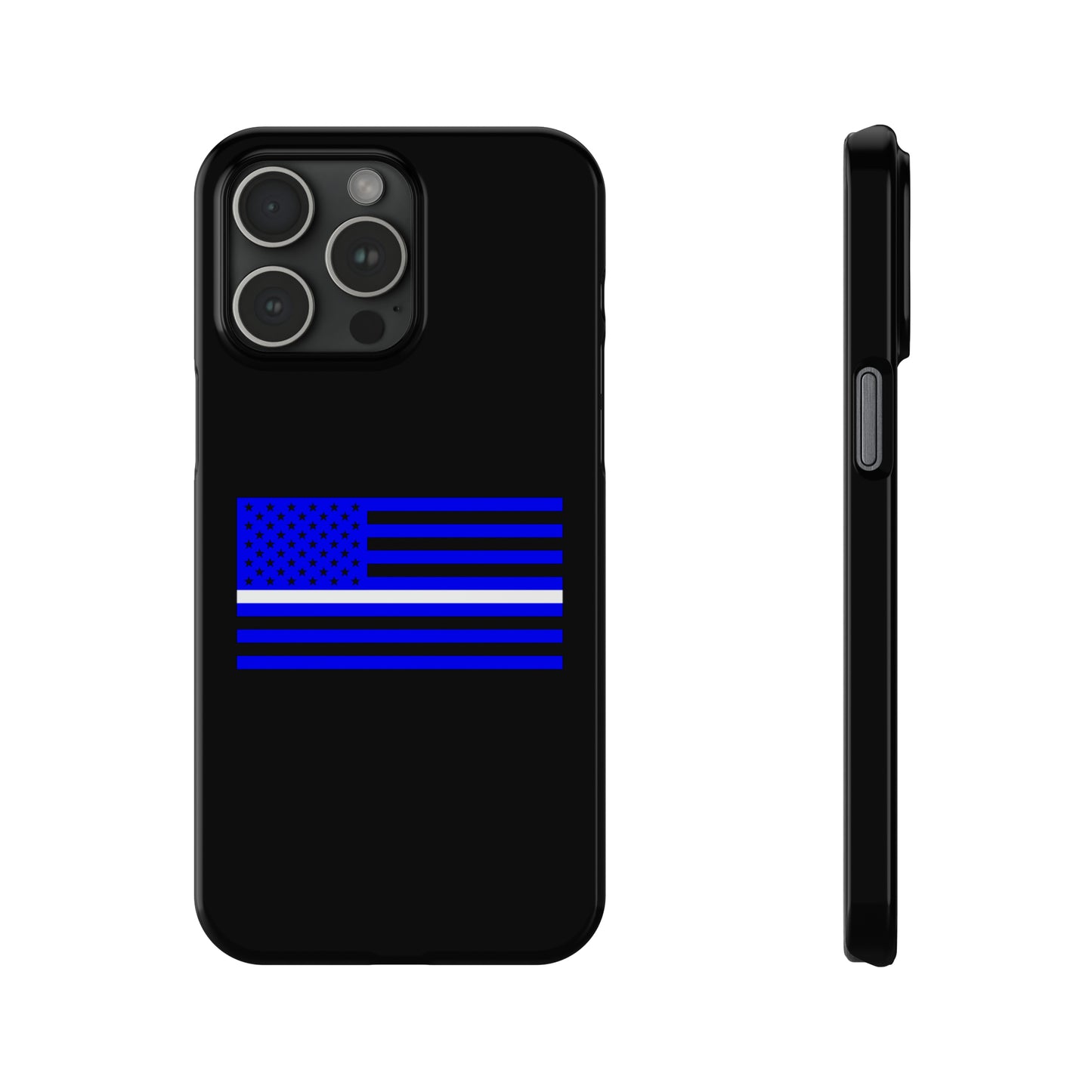 Standard Collection (Thin White & Blue Line) - iPhone Cases