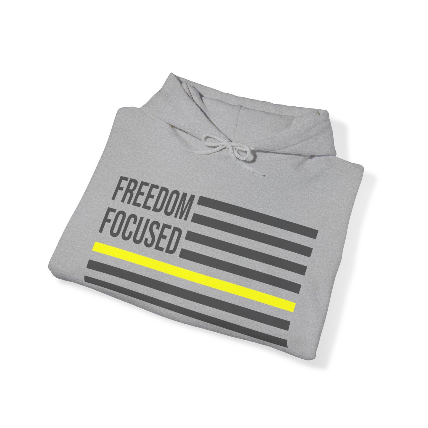 Freedom Collection (Thin Yellow Line) - Unisex Heavy Blend™ Hooded Sweatshirt