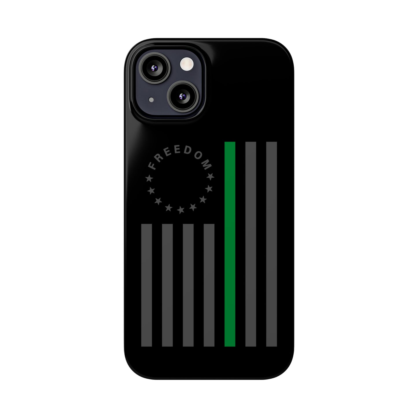 Freedom Collection - (Thin Green Line) - iPhone Cases