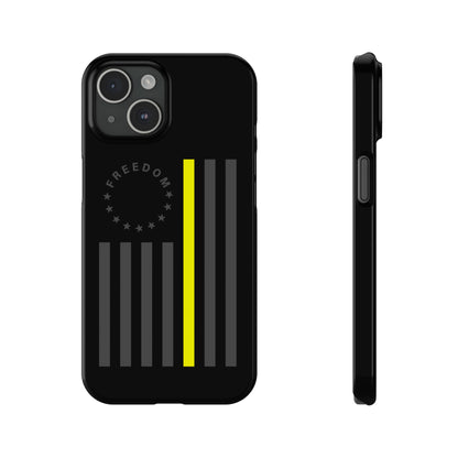 Freedom Collection - (Thin Yellow Line) - iPhone Cases